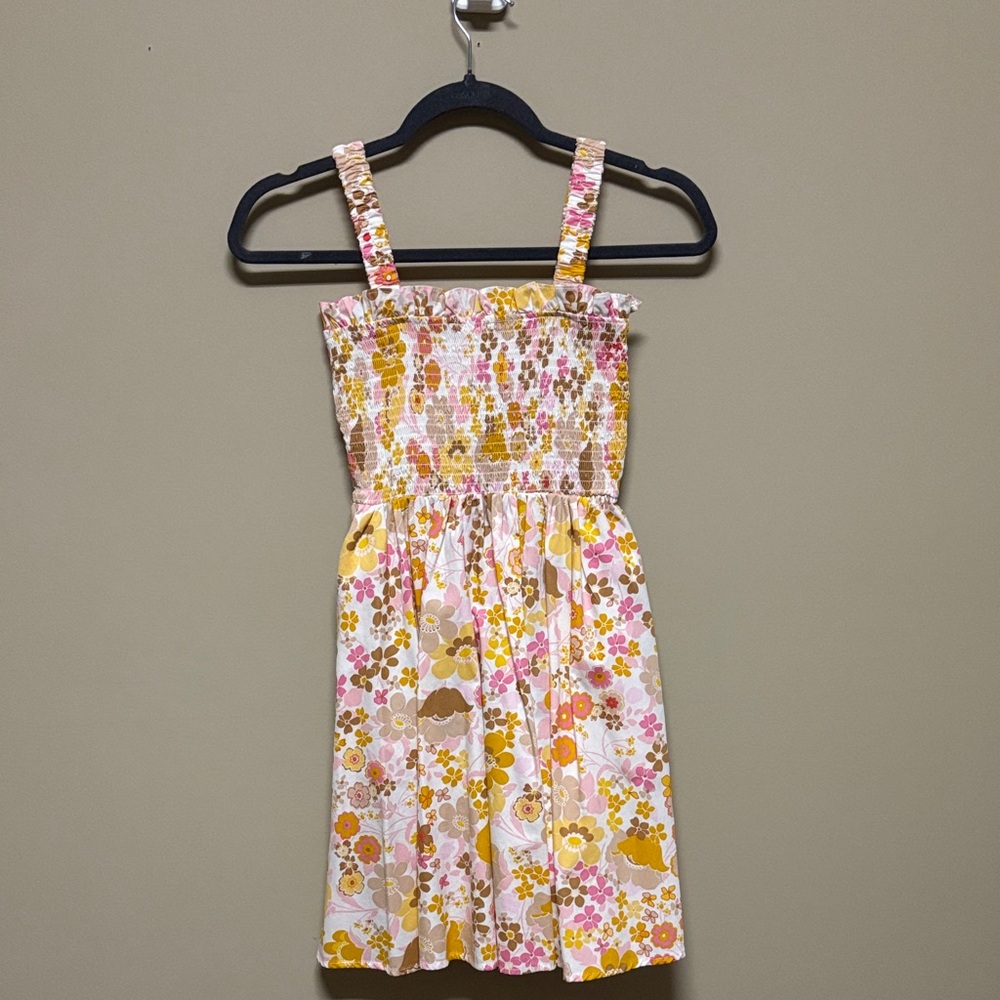 Altar'd State Floral Mini Dress - Pink, Yellow, Orange Size XS